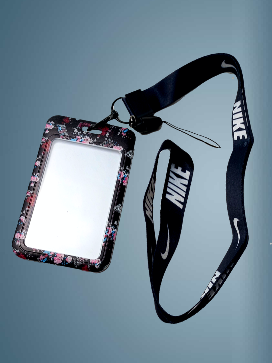 Чехол для бейджа Melody, карабином, пластик, длина шнурка 45 см — фото 1