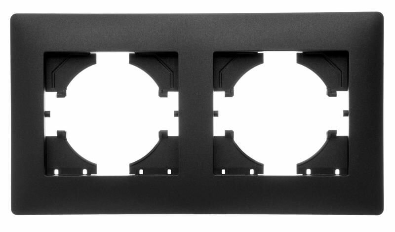 Рамка 2 м Bravo графит GUSI С1020 010