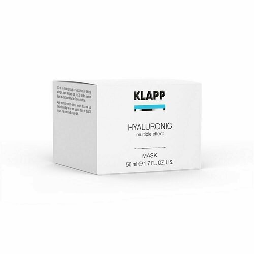 Klapp Маска Глубокое увлажнение hyaluronic Mask 50 мл klapp маска skinconcellular mask 50 мл