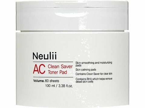 Диски для лица Neulii AC Clean Saver Toner Pad