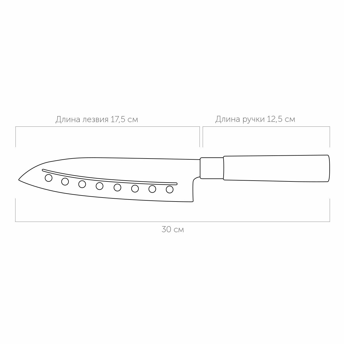 Нож сантоку 17.5 см Nadoba keiko - фото №15