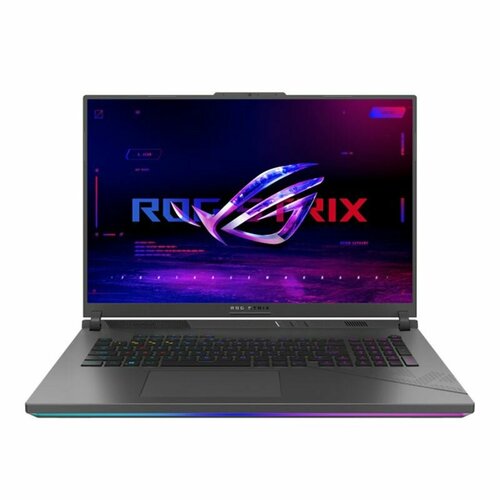 18 Игровой ноутбук ASUS ROG Strix Scar 18 G814JVR-N6045, Intel Core i9 14900HX (2.39ГГц), RAM 16 ГБ, SSD 1024 ГБ, NVIDIA GeForce RTX 4060 (8 Гб), без системы, английская раскладка, серый, 90NR0IF6-M00210