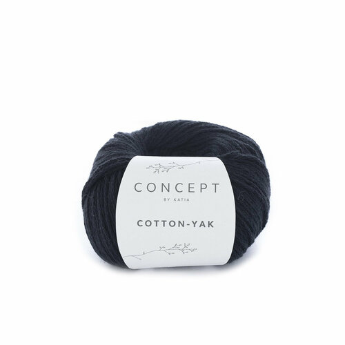 Пряжа для вязания Katia Cotton-Yak (114 Black)