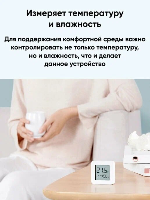 Метеостанция Bluetooth Hygrothermograph 2, белый — фото 1