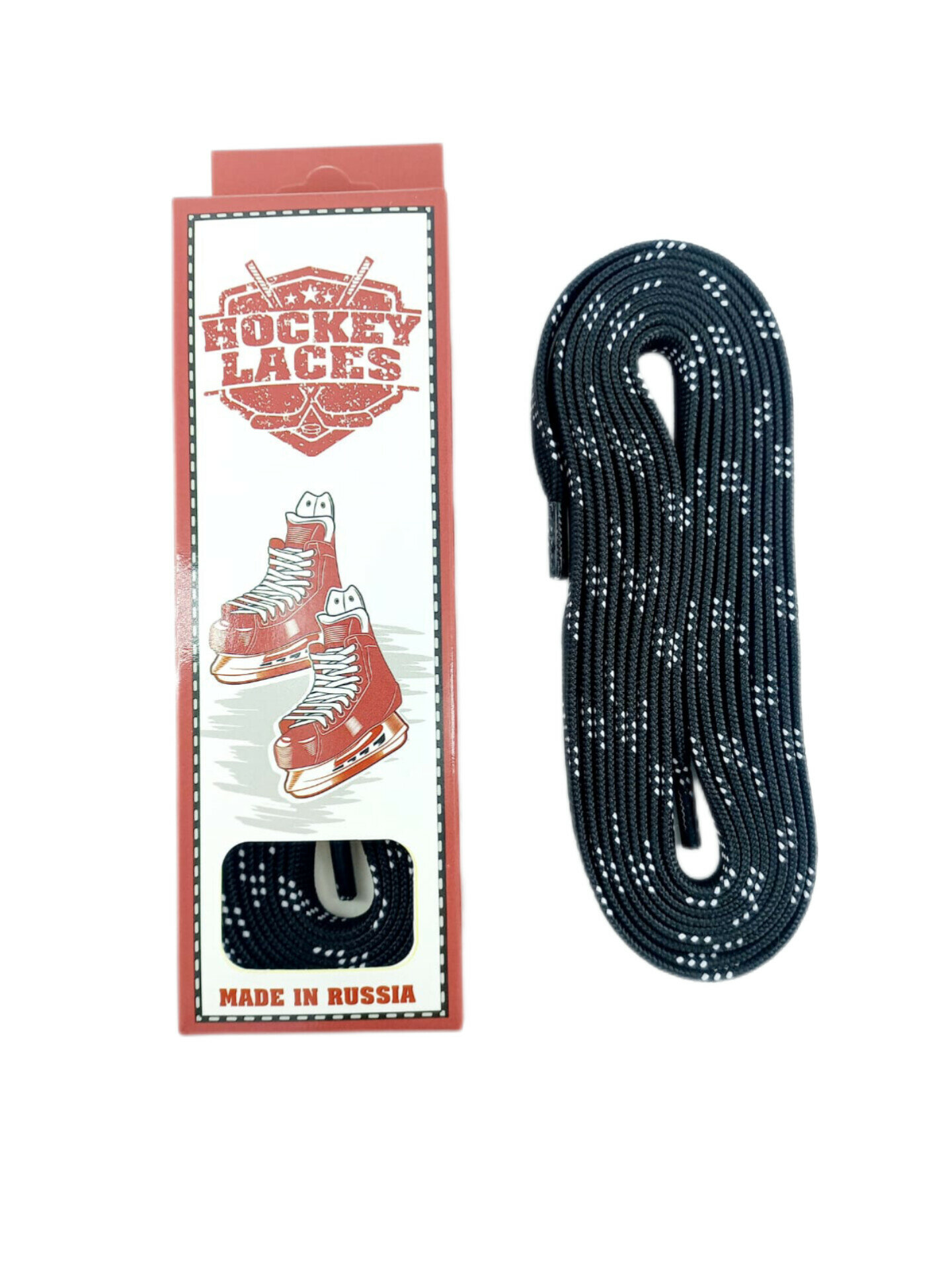 Шнурки хоккейные RPS Pro Laces Черные 120"(304)