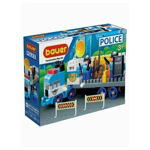 Конструктор Полиция Грузовик (75эл) 630 конструктор bauer полиция 630 грузовик с вооружением и группой быстрого реагирования 75 дет