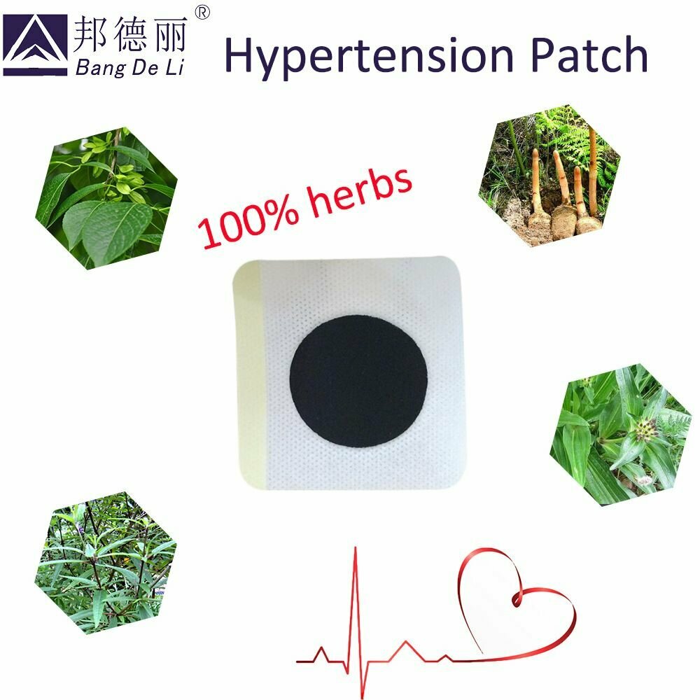 Пластырь от гипертонии обезболивающий китайский трансдермальный Hypertension Patch