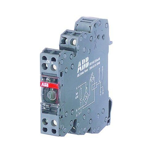 фото Реле RB122G, 2 переключающих контакта, 1мА-8А, катушка 24VAC/DC, винт. зажимы, ABB 1SNA645012R2500 (1 шт.)