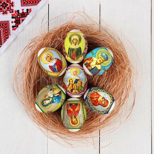 Наклейки бумажные Друзья животные 14 21 см 5шт 355₽