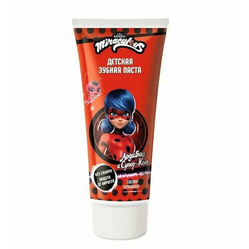 Зубная паста Леди Баг и Супер-Кот Спелая клубника детская 60 г 455₽