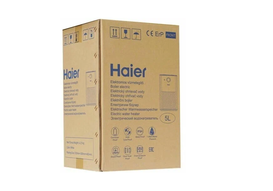 Водонагреватель HAIER EC5U(EU), накопительный, 1.75кВт, белый [ga0hb1e1cru] - фото №15