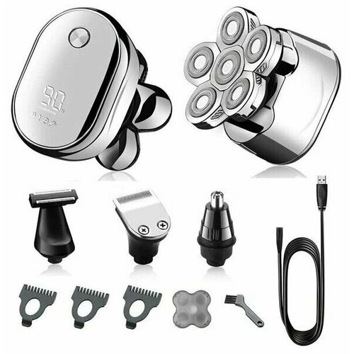 Профессиональная многофункциональная электробритва 3в1 для волос и бороды Серебристый 480000₽