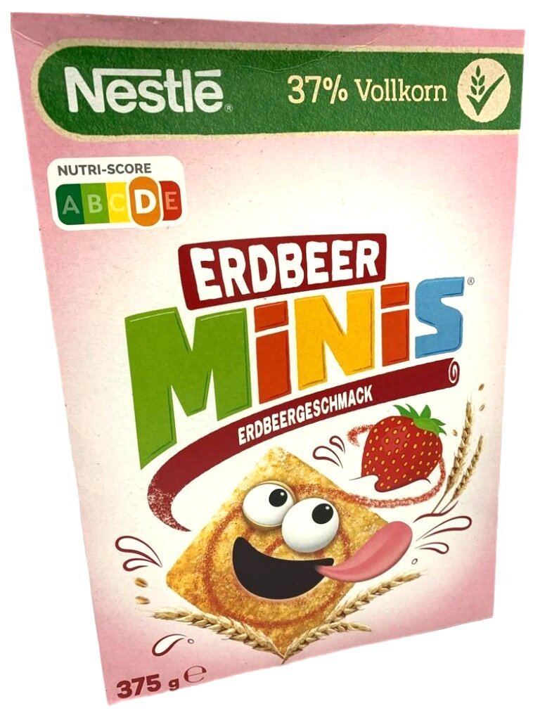 Готовый завтрак Nestle Minis с клубникой 375гр (7)