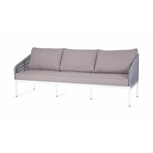 Трехместный диван плетеный 4SIS KAN-S-3-001 W SH H-grey(N-Ash) нео аш