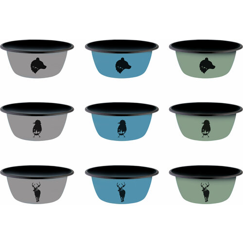 Миска эмалированная AXENTIA ADVENTURE 16 см объем 08 л 1070₽