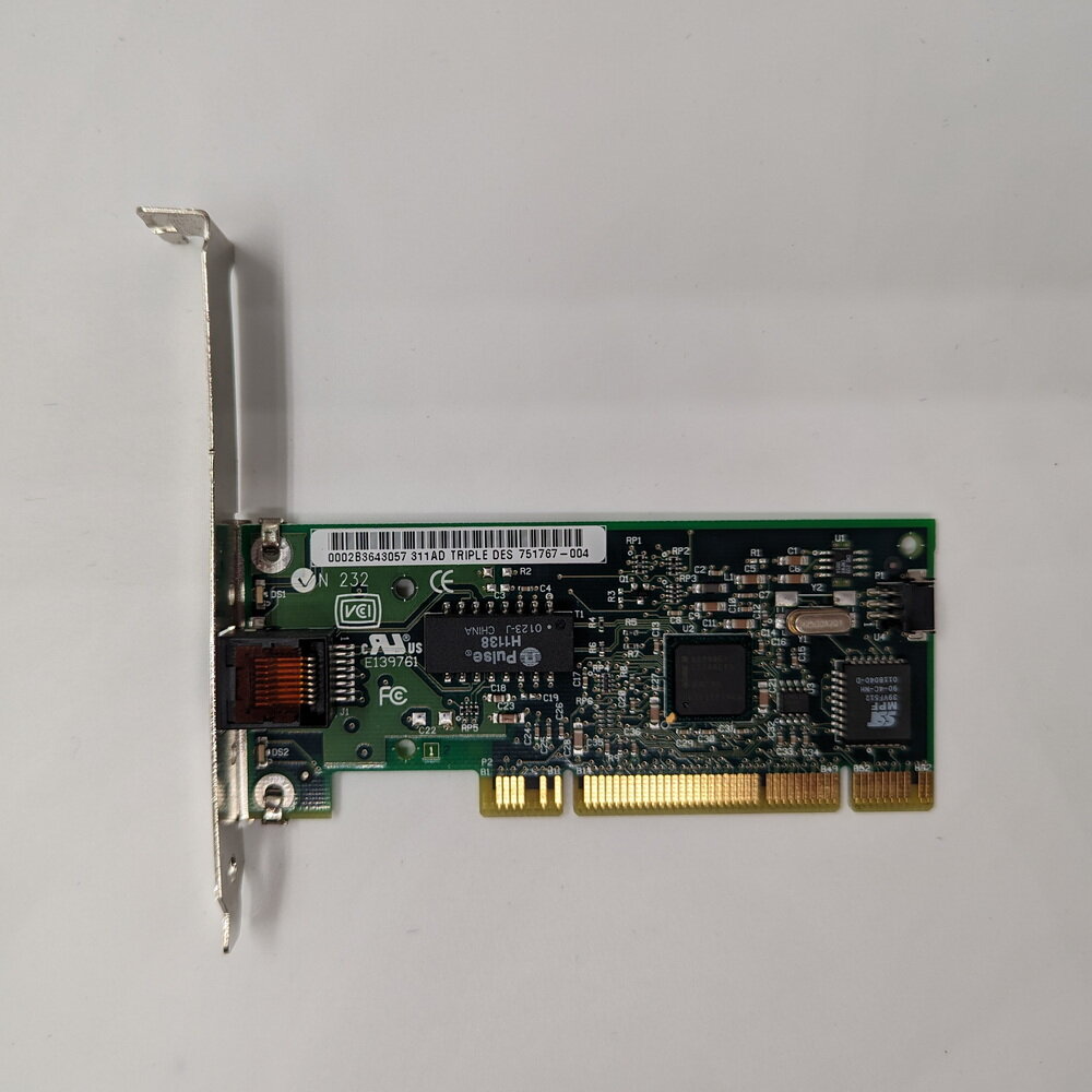 Сетевая карта Intel 751767-004, a30687-001, PCI, 10/100 Мбит/с