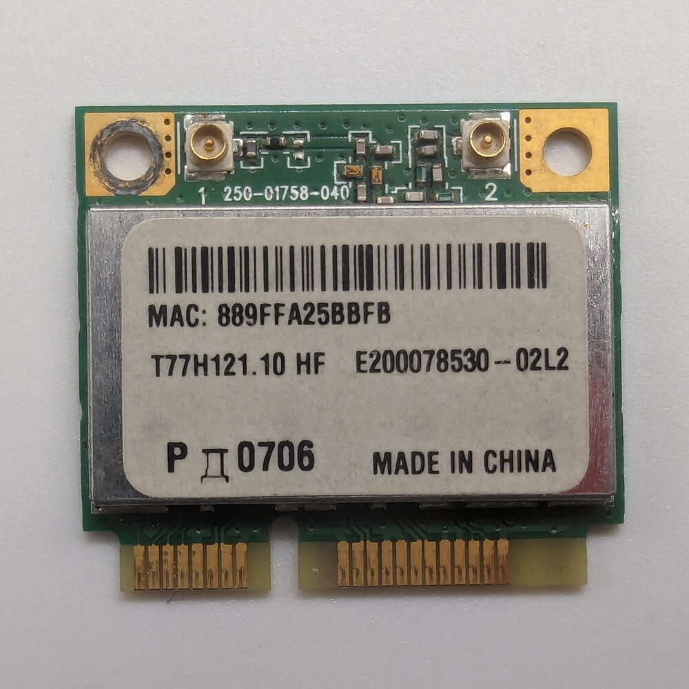 Wi-Fi модуль T77H121.10 HF, Atheros