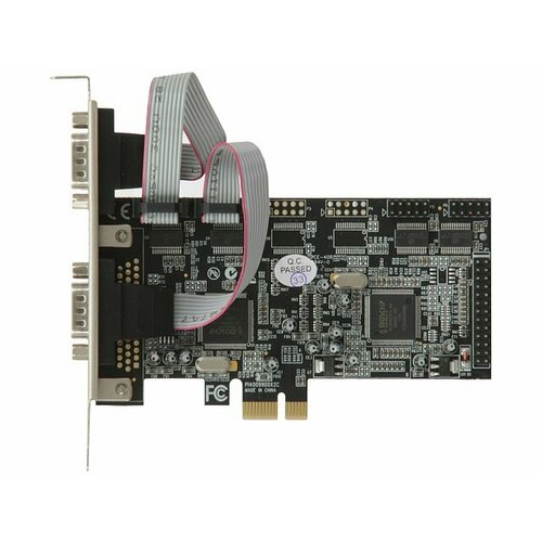 Контроллер STLab Контроллер COM (2 внешн. 9pin + 2 внутр. 9pin) + LPT (1 внутр.) STLab I-461 (PCI-E x1) контроллер com lpt st lab pci e 4s1p io card i 461