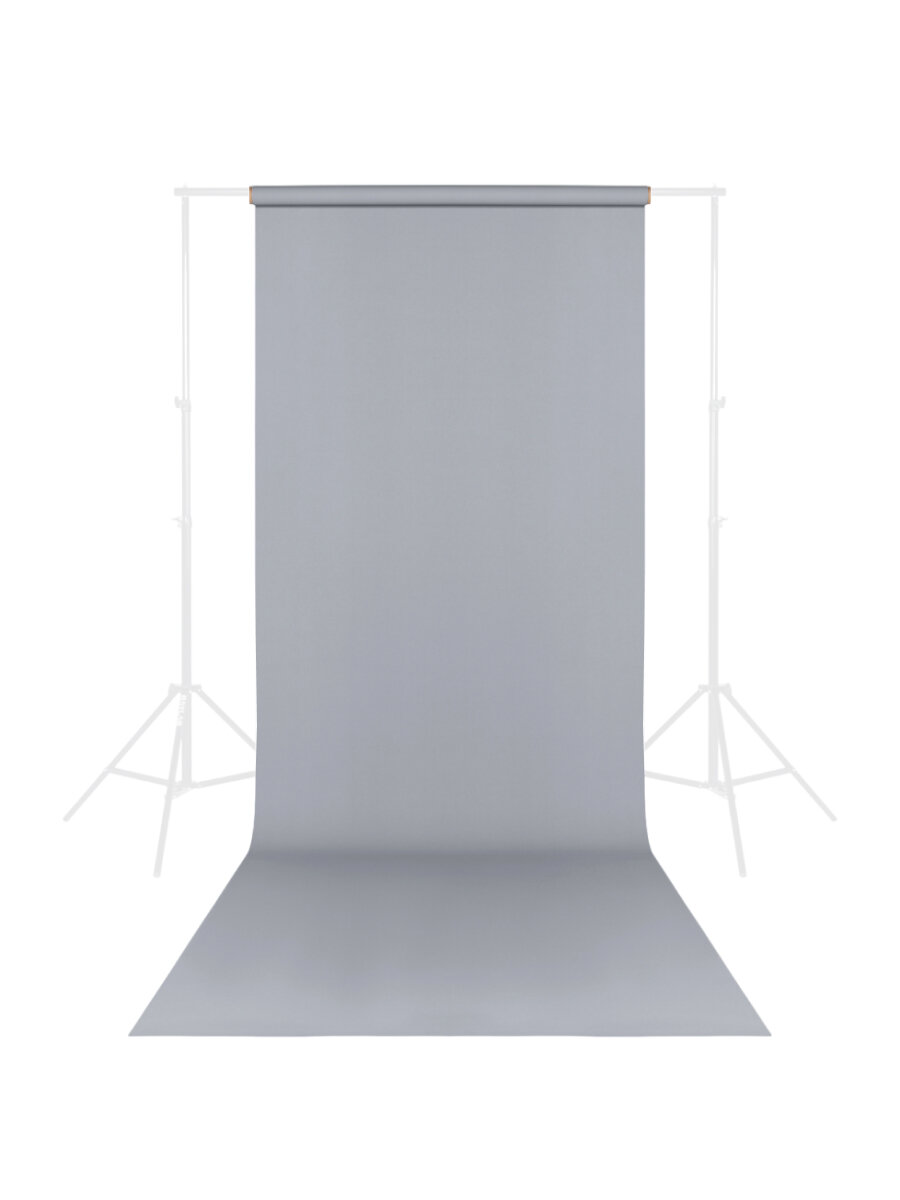 Фон бумажный Raylab 017 Light Grey светло-серый 1.35x6м