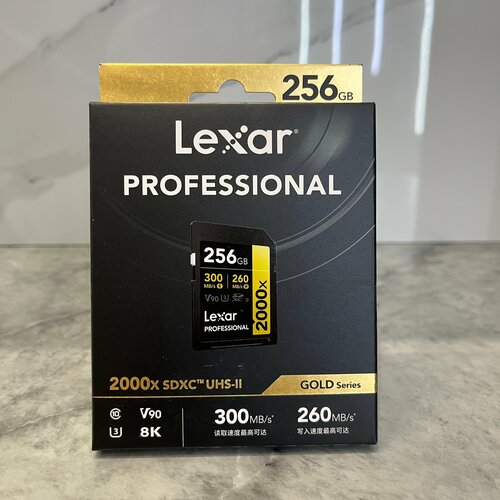 LEXAR Professional 2000x SDXC UHS-2 U3 V90 256 GB [R:300]