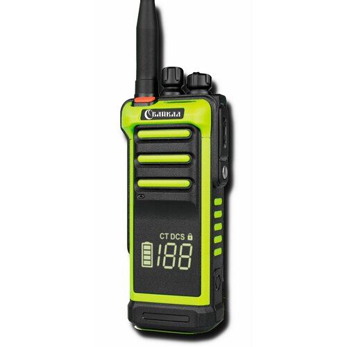 Портативная радиостанция Байкал-77 136-174 МГц 199 кан 10Вт 3000 мАч зелено-черная 1179000₽