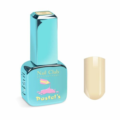 Nail Club professional Эмалевый гель-лак для ногтей с липким слоем PASTEL'S 1008 Linen 13 мл