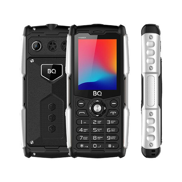 Мобильные телефоны стандарт GSM (BQ 2449 Hammer Black)