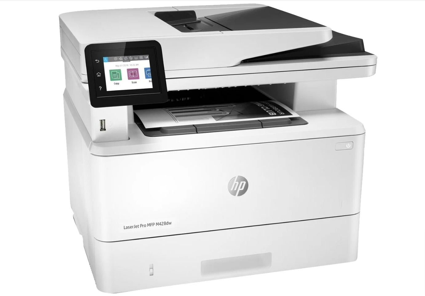 МФУ лазерное HP LaserJet Pro MFP M428dw, ч/б, A4, белый