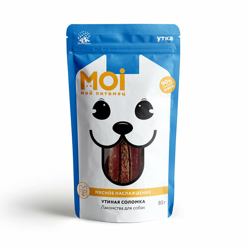 Лакомство для собак MOI утиная соломка 85г 547₽