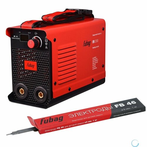 FUBAG IR 200 Инвертор сварочный 314034132941776 раб напряжение 150-240В Ном напряжение В 220 Сварочн ток А 10970₽