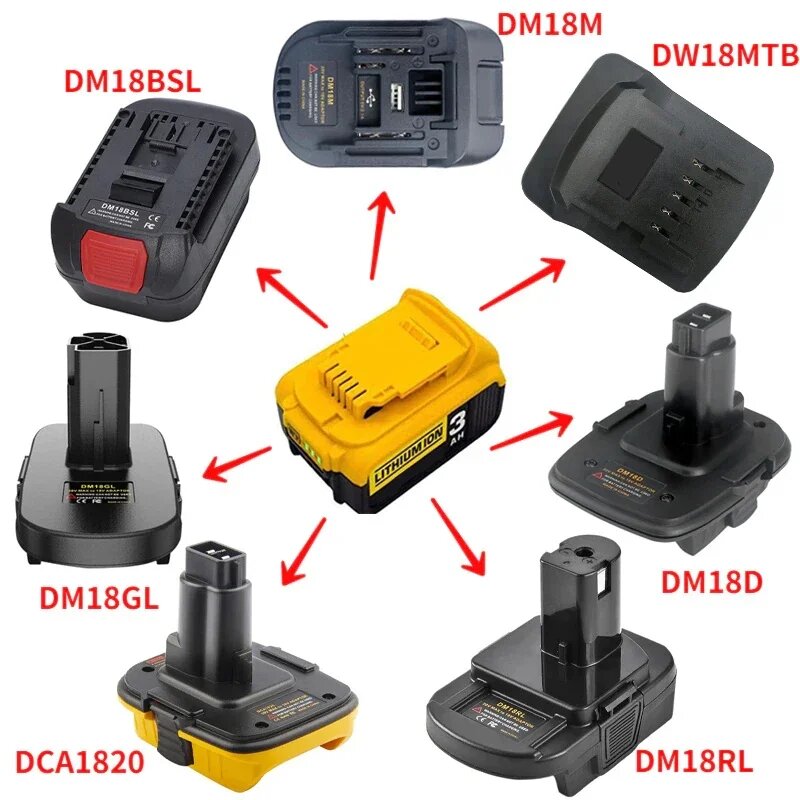 metabo to makita battery adapter