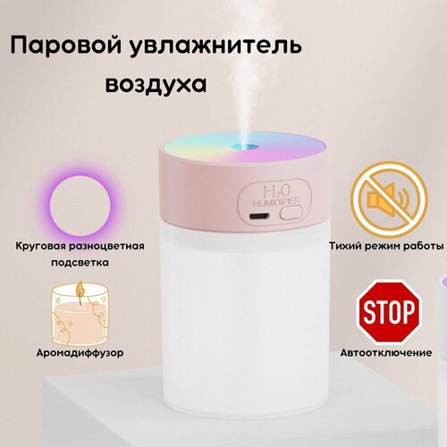 Мини-увлажнитель воздуха паровой с подсветкой крышки 41800₽