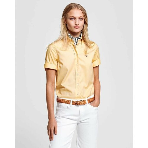 Рубашка GANT, размер 38, желтый рубашка gant размер 44 желтый