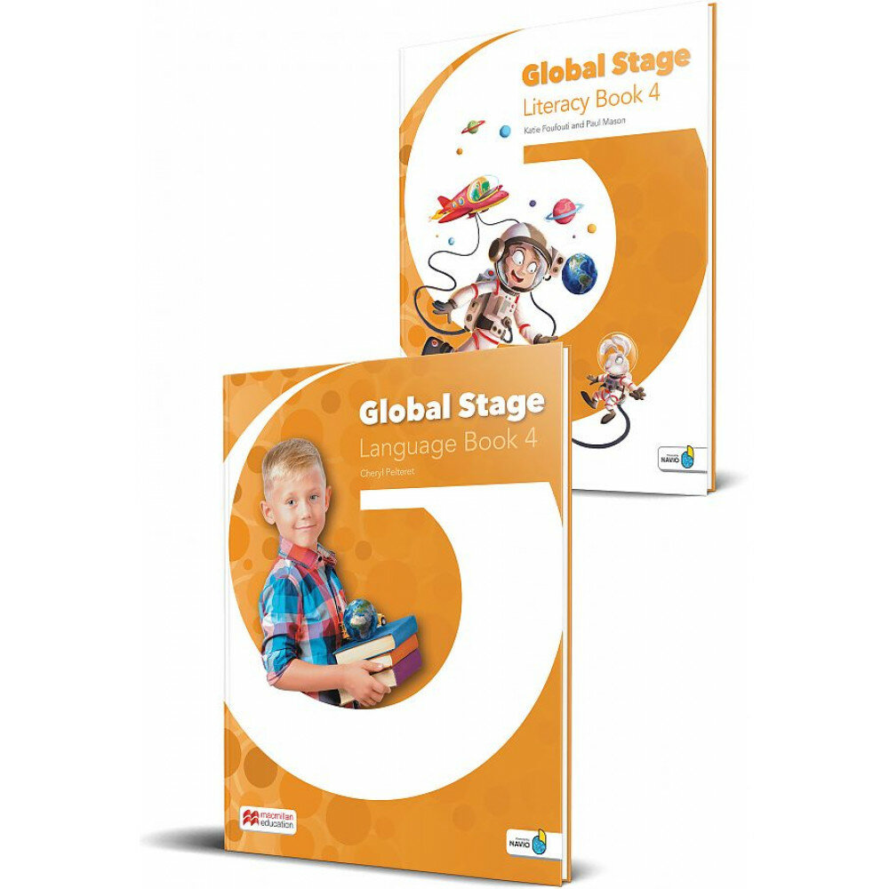 Global Stage 4 Literacy Book 4 and Language Book 4 with Navio App комплект из 2 книг - фото №2