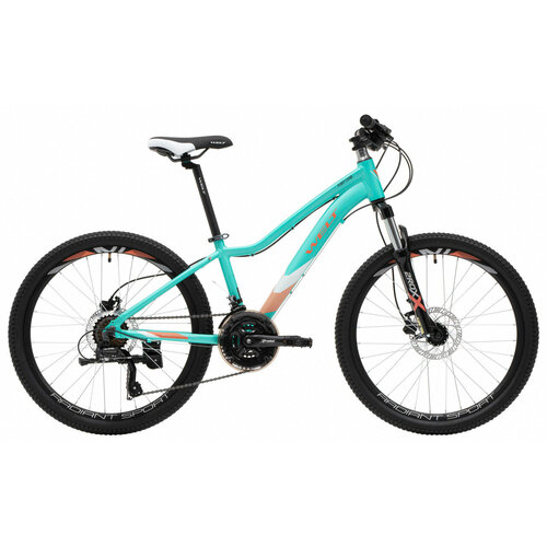 Подростковый велосипед Welt Floxy 10 HD 24 2024 24 Бирюзовый 130-150 см 38990₽