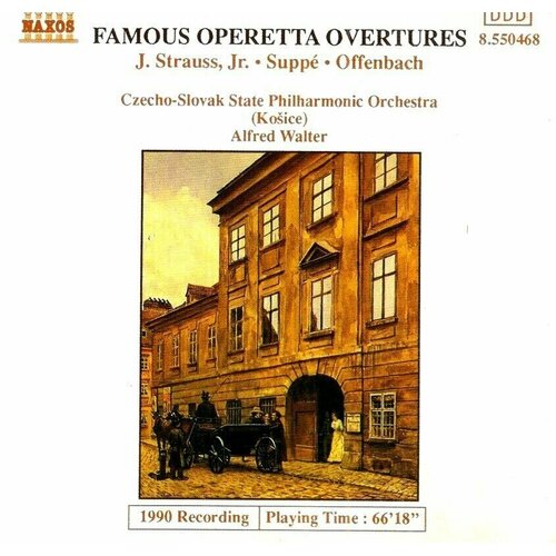 V/A-Famous Operetta Overtures*Offenbach Strauss Suppe- < Naxos CD Deu (Компакт-диск 1шт) Оперетта v c opera overtures gluck rossini verdi arturo toscanini naxos cd deu компакт диск 1шт