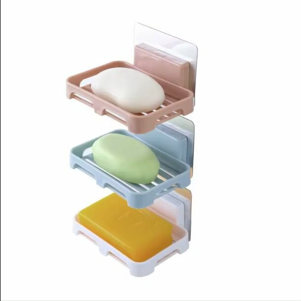 фото Мыльница для ванной, душевой подвесная настенная