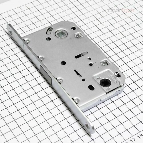 Замок защелка дверная межкомнатная Doorlock DL452M/WC/50/96/18/SCr магнитная