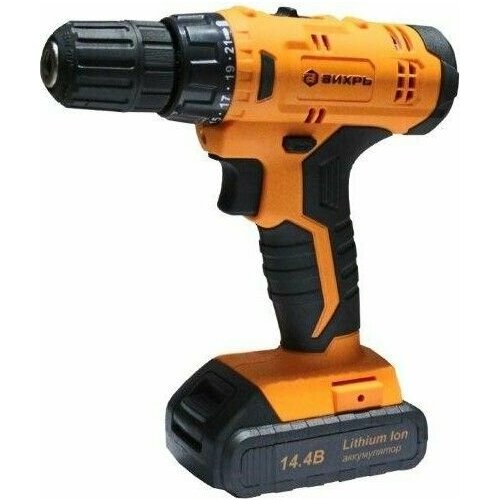 Дрель-шуруповерт аккумуляторная вихрь ДА-14л-2ка 721420 15354₽