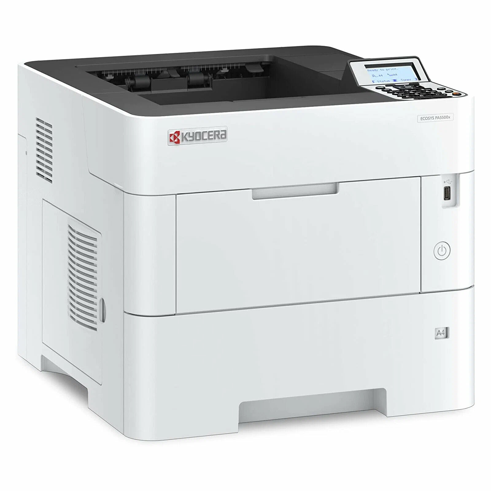 Лазерный принтер Kyocera PA5500x (А4, 1200dpi, 512Mb, 55 ppm, 500 + 100 л, дуплекс, USB 2.0, Gigabit Ethernet, тонер на 10K)