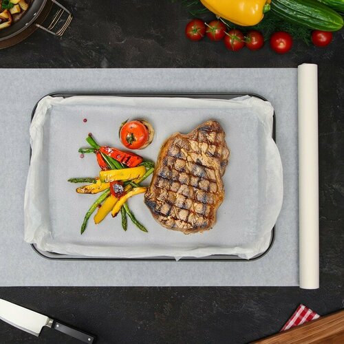 Бумага для выпечки UPAK LAND силиконизированая белая 38 х 10 м 537₽