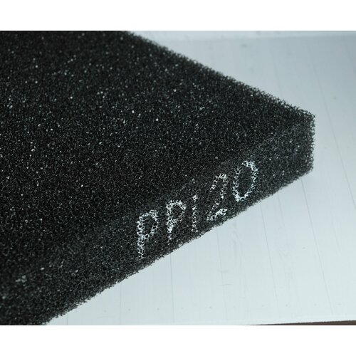 Фильтрующий поролон Ретикулированный PPi20 лист 2000х500х10мм 2100₽