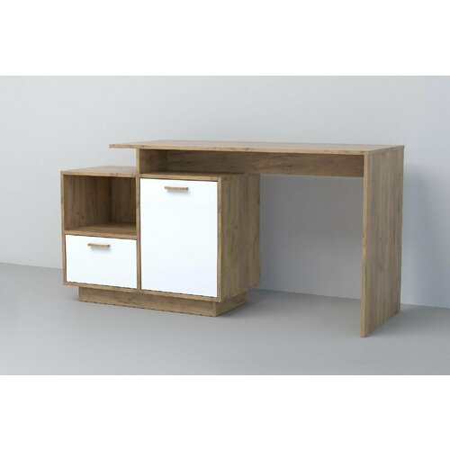 Стол Эго СТ-2 Дуб Крафт ЗолотойБелый Глянец 10101₽