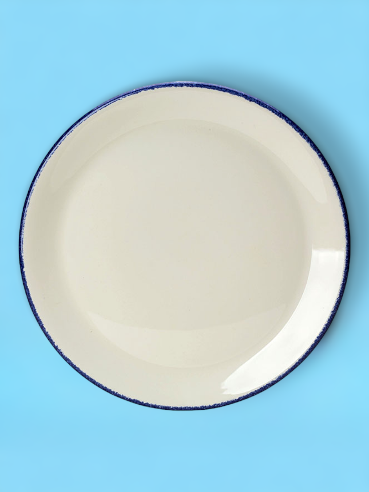 Тарелка сервировочная Steelite Blue Dapple, фарфоровая, 25 см