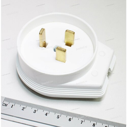 Вилка силовая для электроплиты ВШ 40А 250В 2РРЕ Rexant электротовар 1562₽