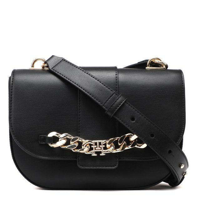 фото Сумка через плечо Tommy Hilfiger AW0AW15604 черный, Размер б/р