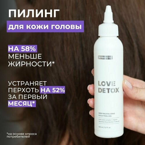 Пилинг для кожи головы для глубокого очищения и обновления LOVE DETOX 890₽