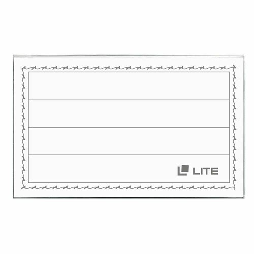 Бейдж горизонтальный LITE 91х57 мм размер вкладыша 91х57 мм с клипсой и булавкой 159₽
