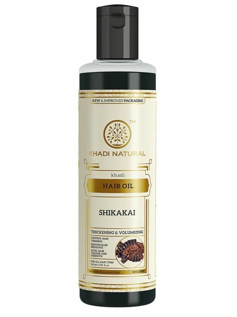 KHADI NATURAL Укрепляющее масло для волос Шикакай 210мл