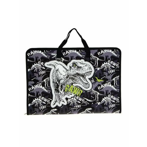 Папка А3 с ручками пластик молния вокруг 30 мм 464 х 316 мм 903₽